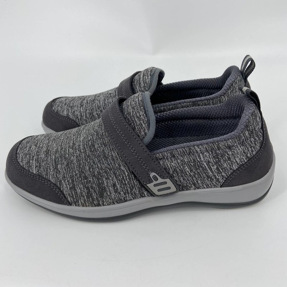 OrthoFeet Quincy Stretch Shoes Sneakers Comfort Casual Gray Women's Size 6.5 - Picture 5 of 11